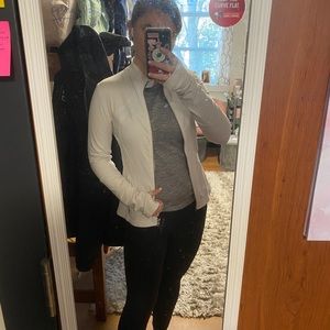 White lululemon jacket!!
